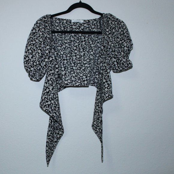 12th Tribe Tops - 12th Tribe Crop Tie Top